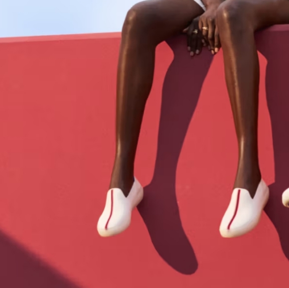 Rothy's Shoes - New Rothy's Evian Collab Tennis Shoe Flat Limited Edition Sneaker Slip-on 7.5